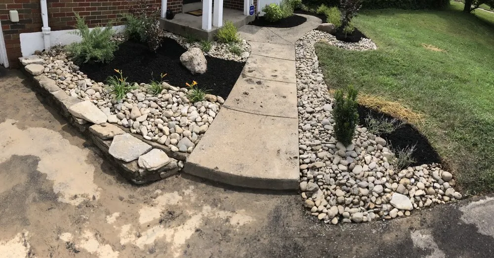 Professional garden landscaping near you in Cleves, OH by PR Outdoor Services