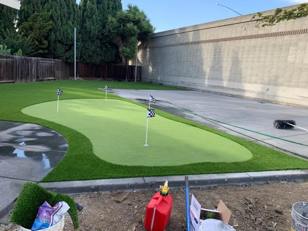 Custom residential landscaping with custom design in Fairfield, CA by Prado Landscaping