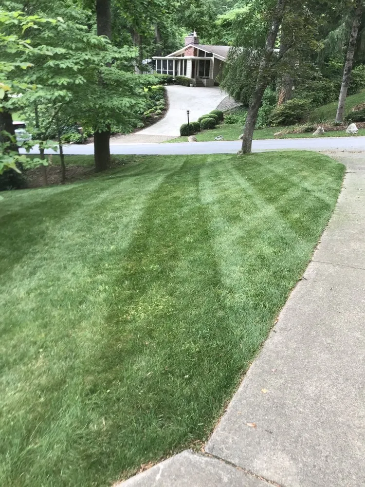 Professional lawn mowing service for residential properties across Asheville, NC - Prado’s Landscaping