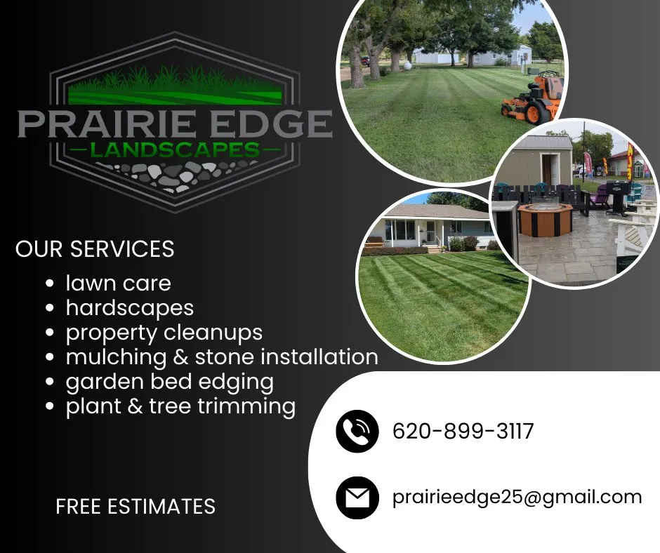 Trusted lawn care service for outdoor upgrades in Hutchinson, KS by Prairie Edge Landscapes