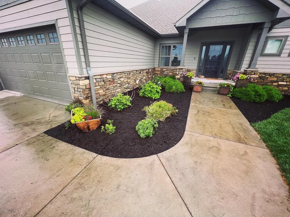 Custom garden landscaping for homes across York, NE - Prairie Pros Lawn & Landscape
