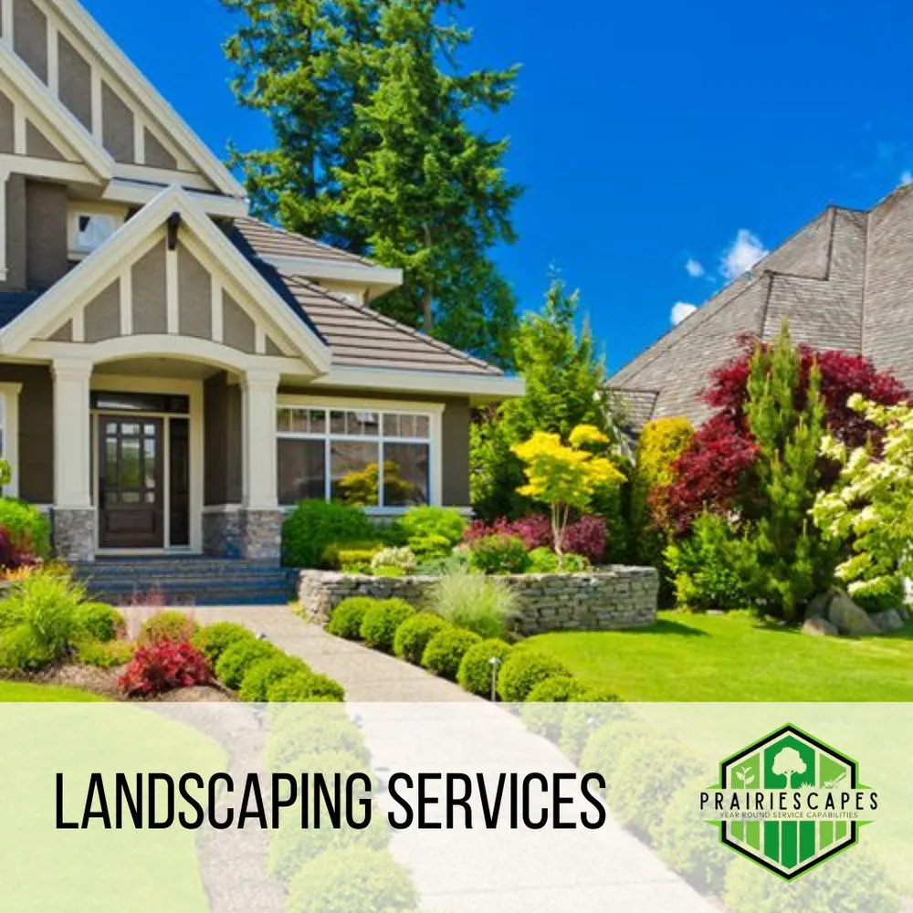 Professional landscape installation in North Liberty, IA by PrairieScapes Landscaping