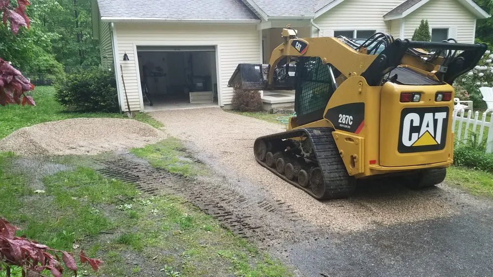 Custom garden landscaping in Goshen, CT by Prause Enterprises