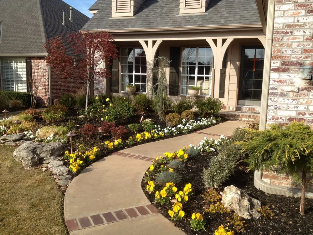 Custom residential landscaping for year-round maintenance in Tulsa, OK by Preaus Landscape of Tulsa