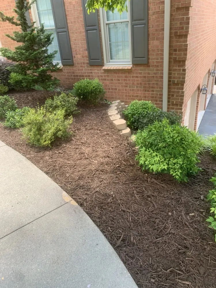Custom landscape installation for year-round maintenance in Roanoke, VA by Precious Lawn Care
