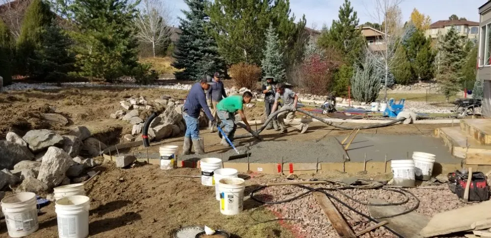 Local landscaping services with custom design across Colorado Springs, CO - Precision Construction Services