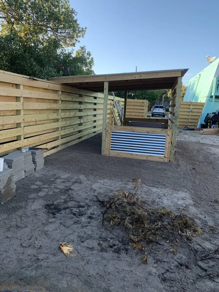 Custom landscape installation with custom design across Aransas Pass, TX - Precision Cuts