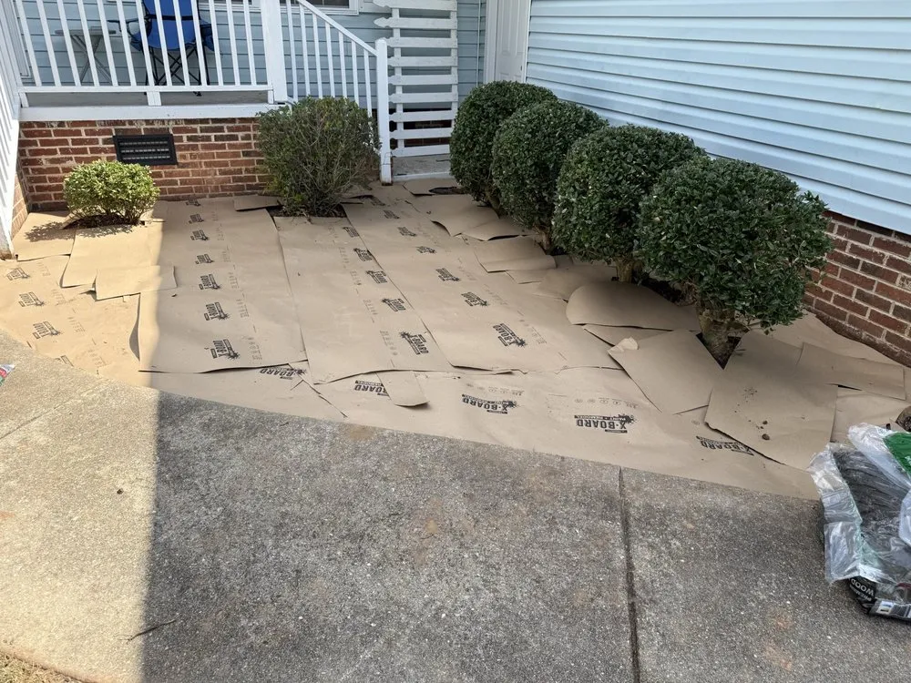 Professional landscape design with custom design in Greenville, SC by Precision Cuts