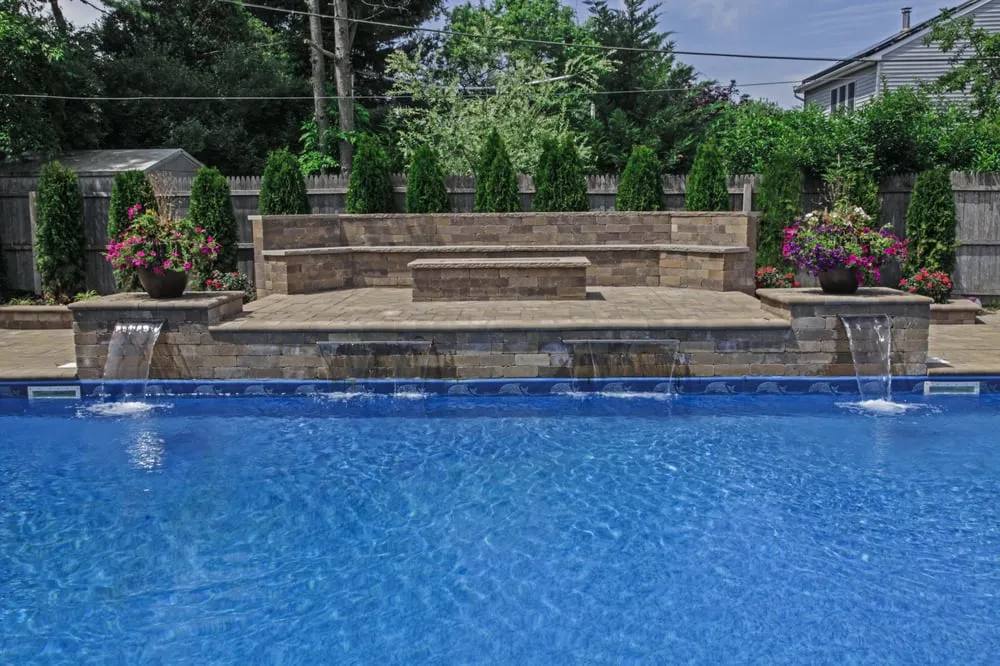 Custom landscape design in Bohemia, NY - Precision Enterprises