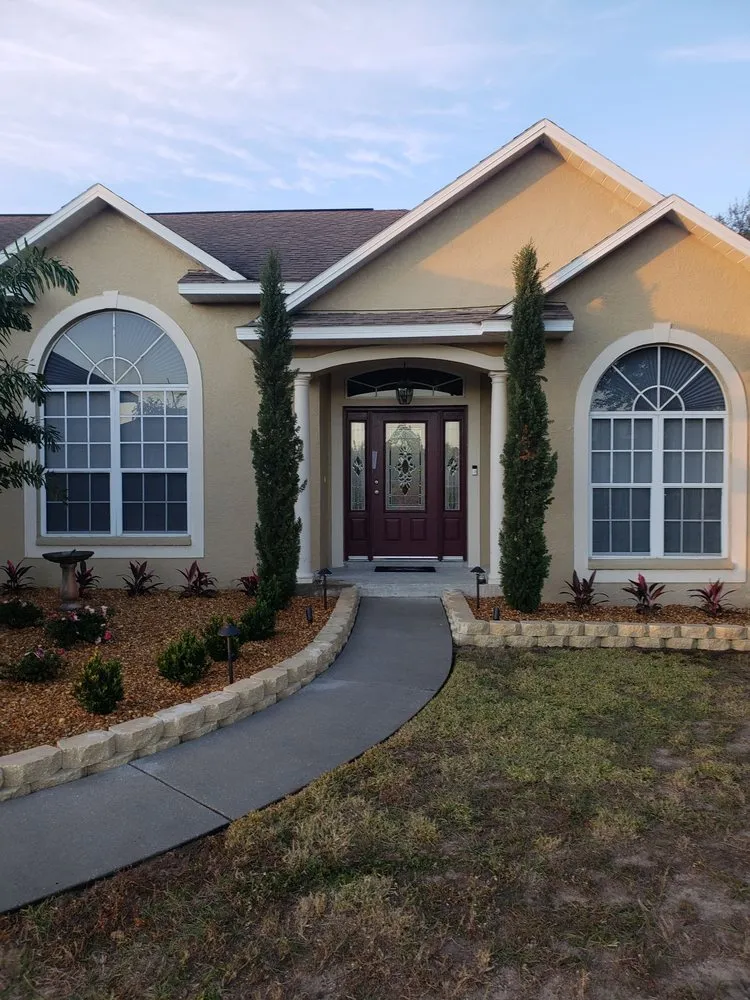 Custom outdoor landscaping for beautiful yards in Gibsonton, FL by Precision Fence and Landscaping