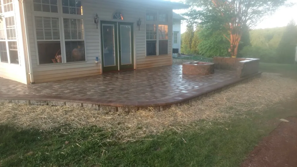 Professional residential landscaping in Madison Heights, VA by Precision Green