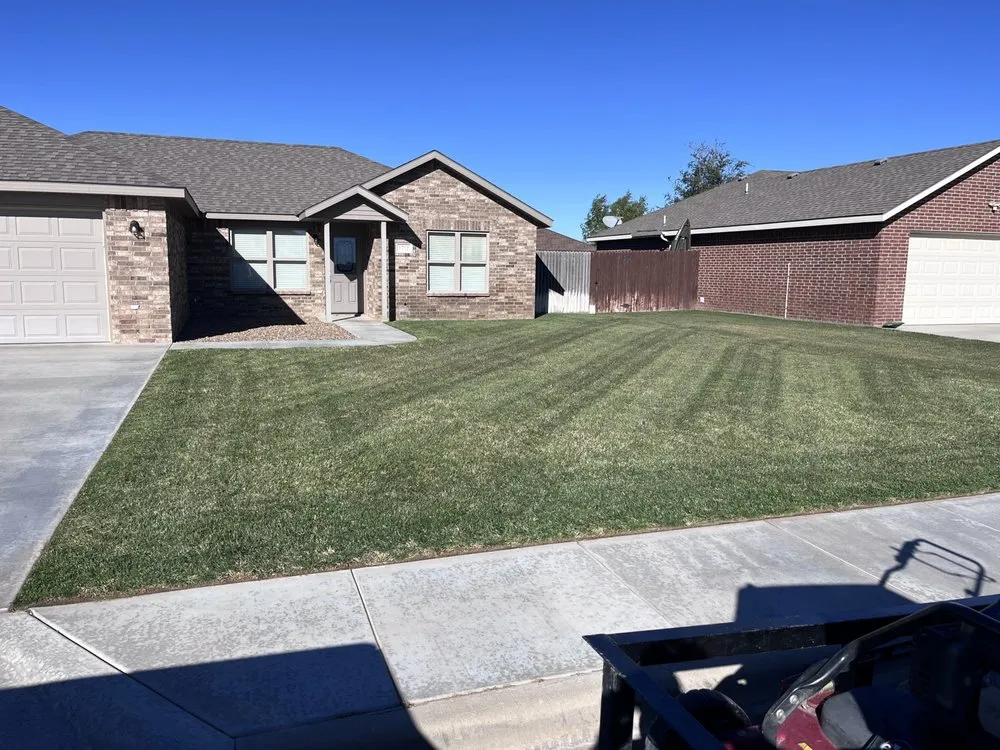 Local residential landscaping for residential properties in Dalhart, TX by Precision Grounds Maintenance