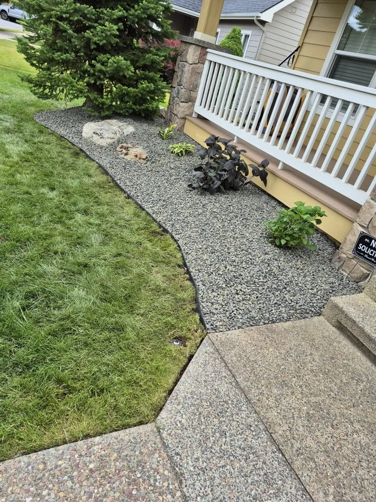 Custom landscape design for residential properties in Post Falls, ID by Precision Irrigation & Hardscapes