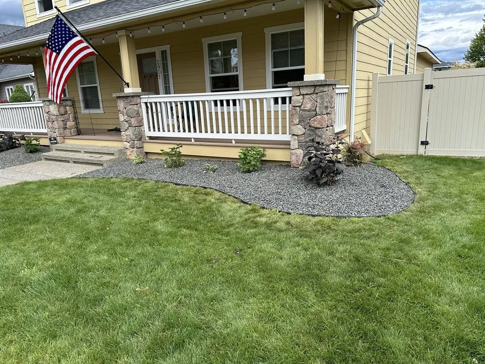 Professional lawn mowing service for outdoor upgrades in Post Falls, ID by Precision Irrigation & Hardscapes