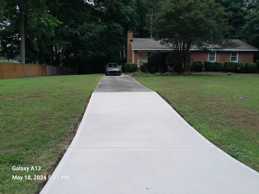 Precision Land & Concrete Logo