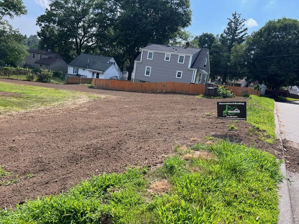 Expert landscaping services experts serving Webster, MA - Precision Land Scraping