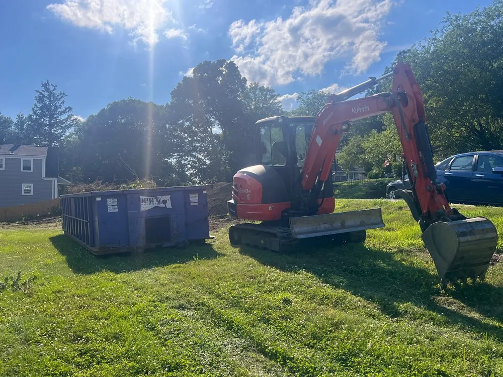 Trusted yard maintenance for beautiful yards in Webster, MA by Precision Land Scraping