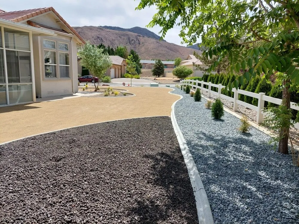 Custom outdoor landscaping for homes across Carson City, NV - Precision Landscape & Earth Worx