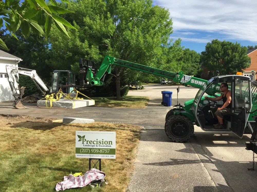 Expert outdoor landscaping in Scarborough, ME by Precision Landscape & Excavation