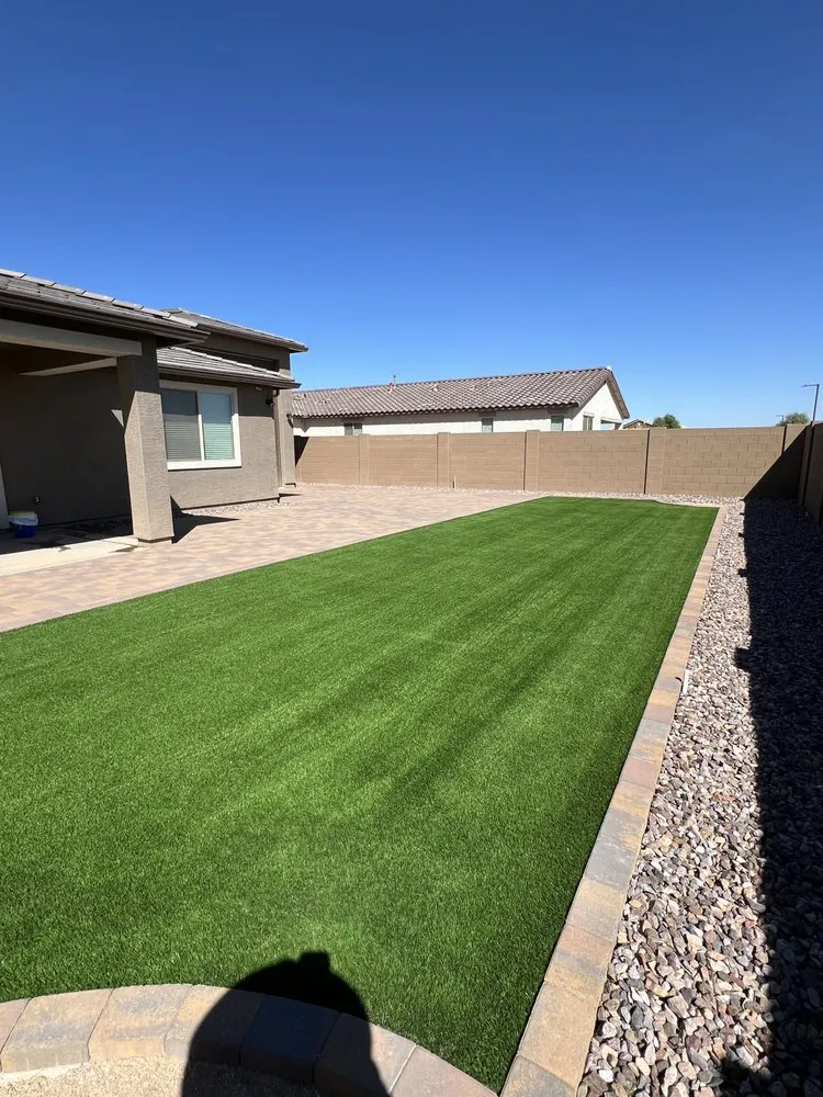 Professional yard maintenance for beautiful yards across Surprise, AZ - Precision Landscape and Maintenance