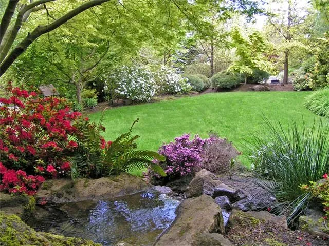 Custom landscaping services for beautiful yards in Portland, OR by Precision Landscape Services Inc