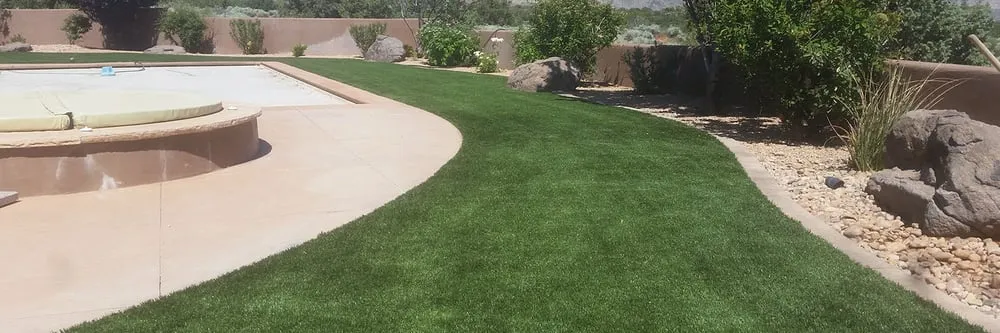 Local yard cleanup service for beautiful yards in St George, UT by Precision Landscape