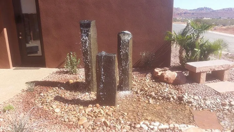 Local garden landscaping with custom design in St George, UT by Precision Landscape