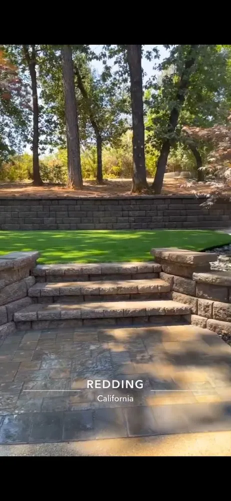 Expert lawn mowing service for homes in Redding, CA by Precision Landscapes