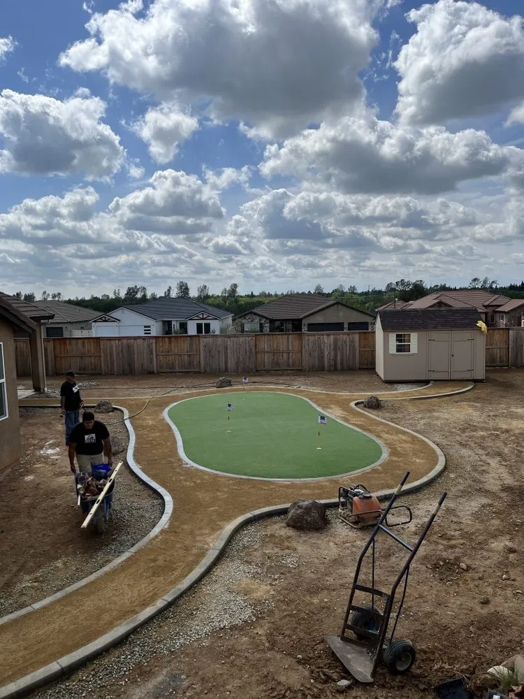 Top-rated lawn care service with custom design in Redding, CA by Precision Landscapes