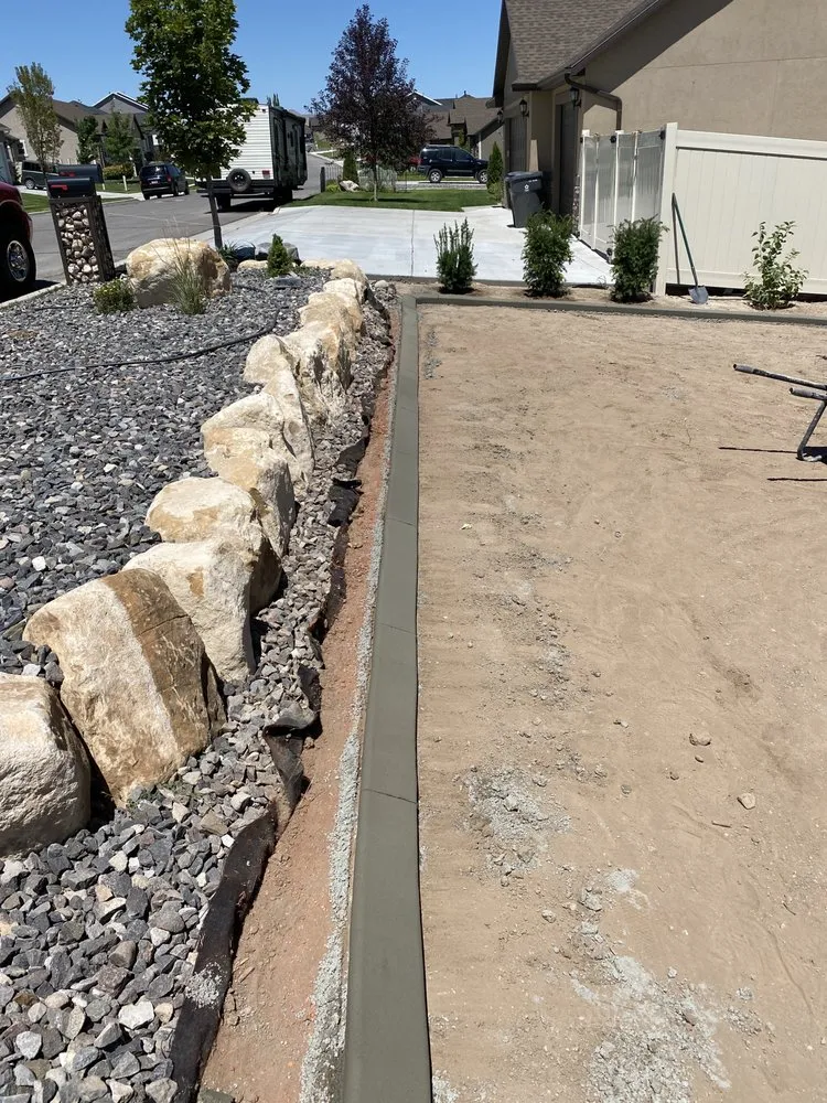 Professional garden landscaping in Payson, UT - Precision Landscaping & Concrete