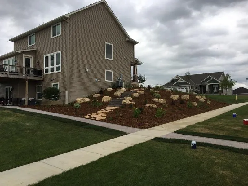 Reliable landscape design for homes in Hastings, MN by Precision Landscaping & Construction