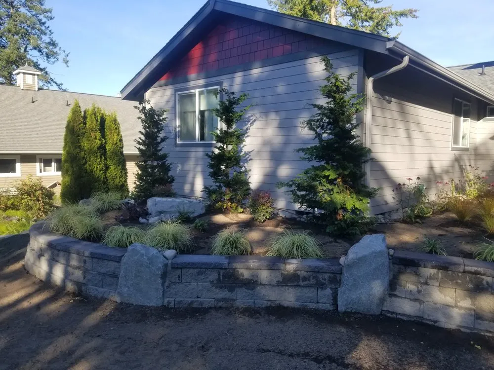 Affordable landscape installation in Shelton, WA by Precision Landscaping & Excavation