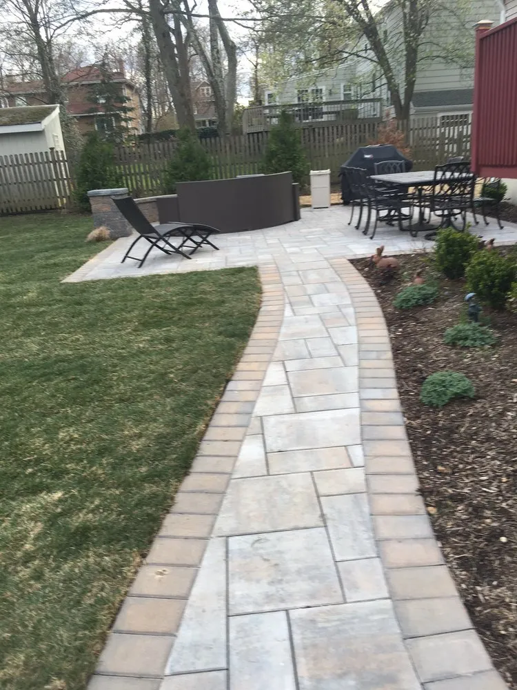 Custom landscape installation in Rockaway, NJ by Precision Landscaping and Tree Service
