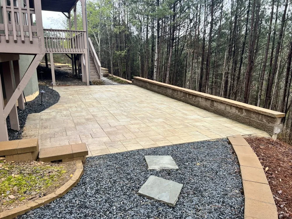 Local outdoor landscaping for residential properties in Cumming, GA by Precision Landscaping