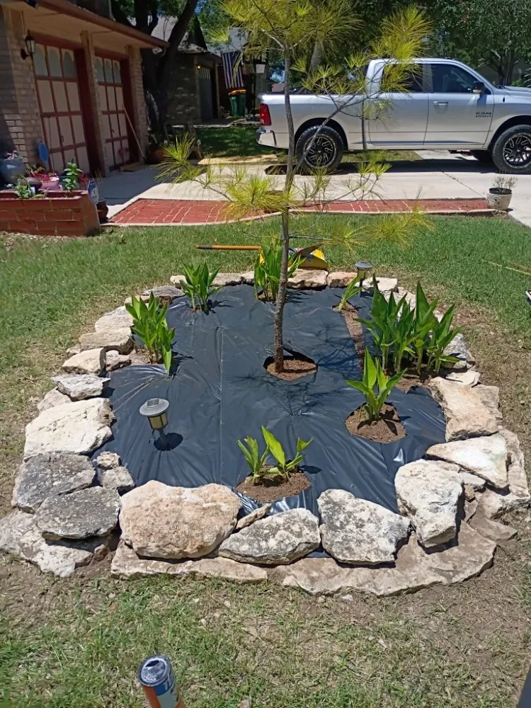 Expert outdoor landscaping in New Braunfels, TX by Precision Landscaping