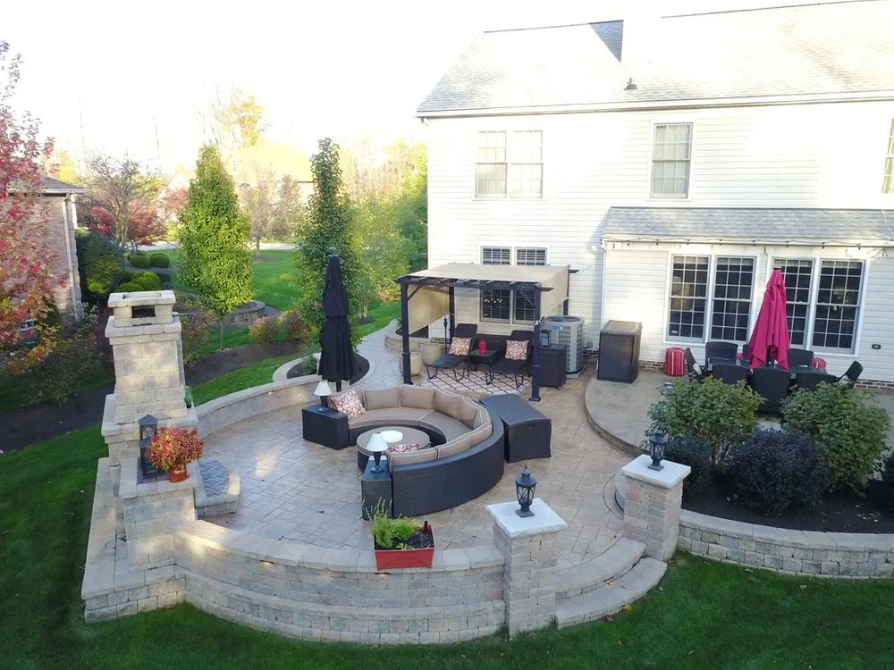 Local yard cleanup service with custom design across North Royalton, OH - Precision Landscaping