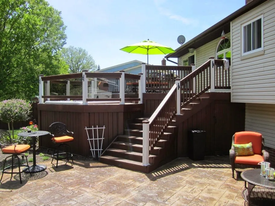 Professional outdoor landscaping with custom design across North Royalton, OH - Precision Landscaping