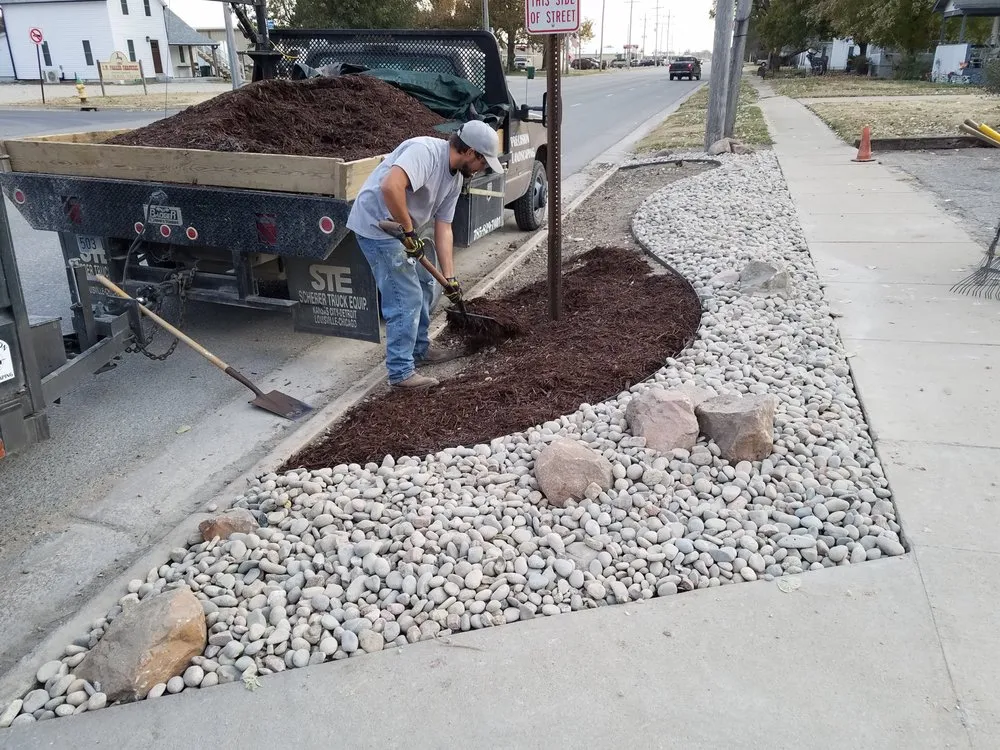 Custom yard cleanup service in Salina, KS - Precision Landscaping