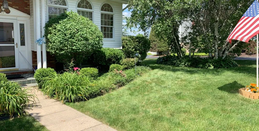 Professional garden landscaping with custom design in Scranton, PA by Precision-landscaping