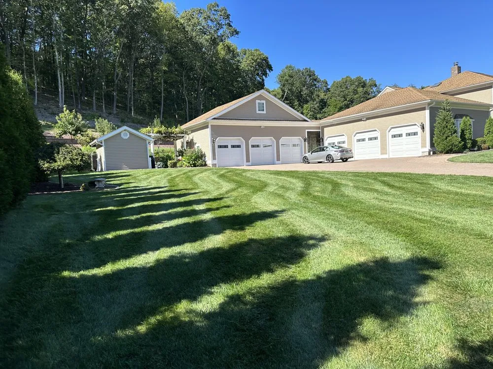 Expert garden landscaping for year-round maintenance in Wallingford, CT by Precision landscaping