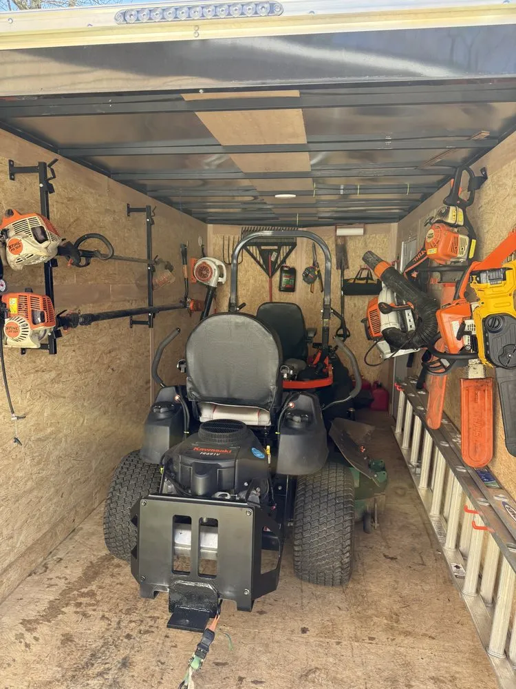 Custom outdoor landscaping in Lexington, NC by Precision Lawn and Landscaping