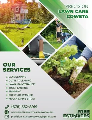 Precision Lawn Care Coweta Logo