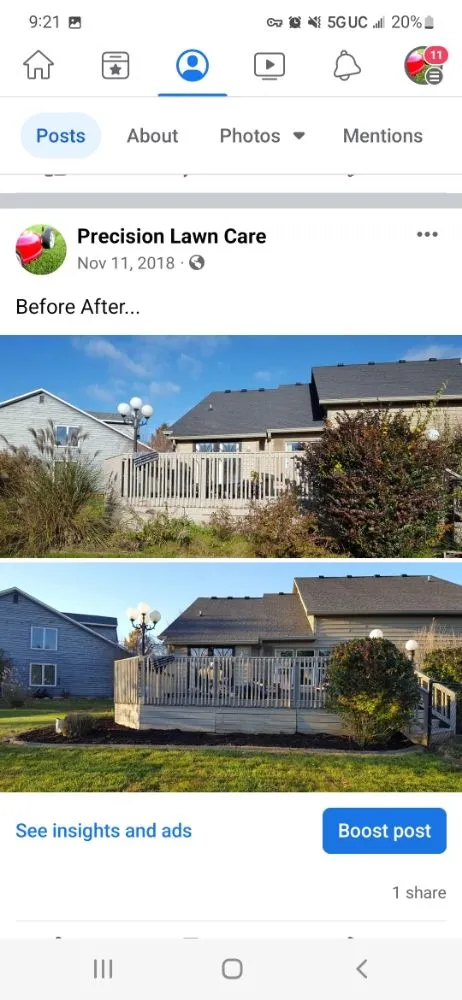 Local yard maintenance experts serving Indianapolis, IN - Precision Lawn Care