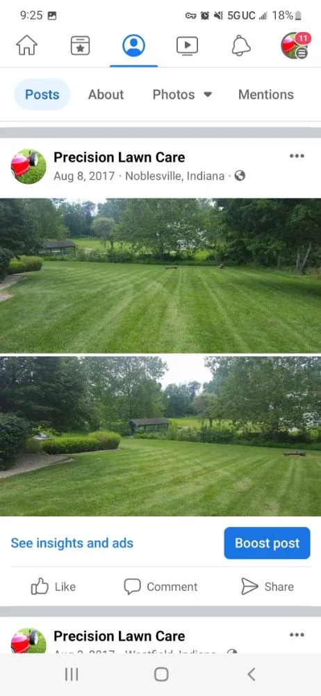 Expert landscape design for residential properties in Indianapolis, IN by Precision Lawn Care