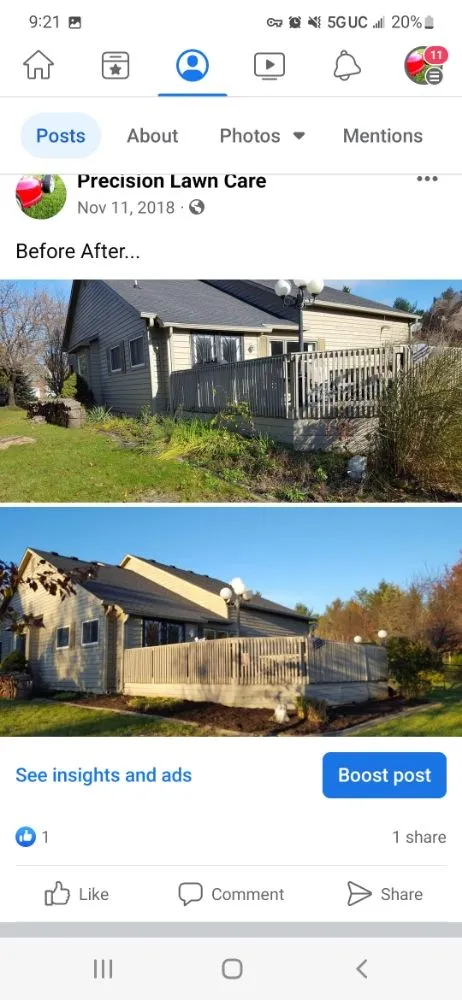 Local outdoor landscaping experts serving Indianapolis, IN - Precision Lawn Care