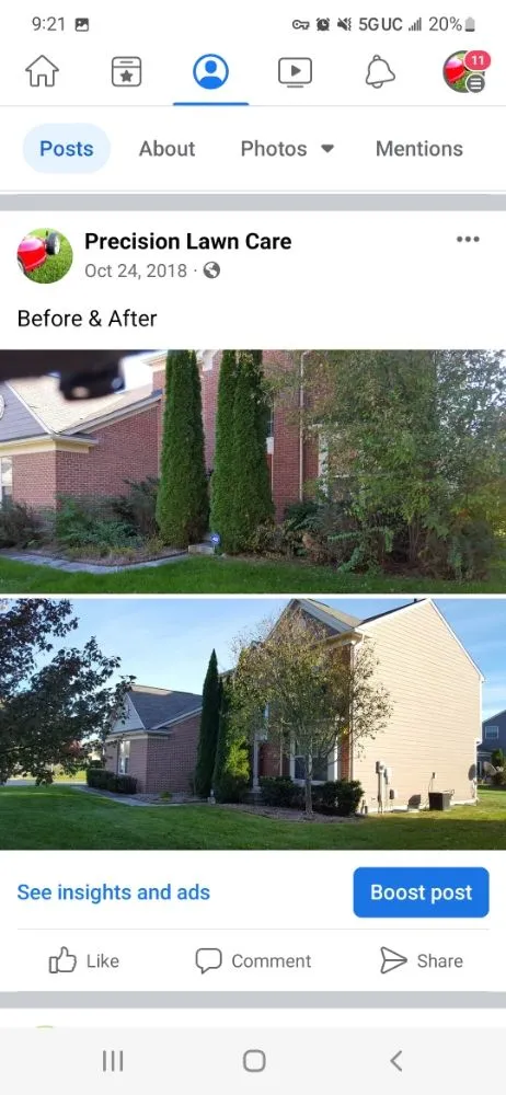 Custom lawn care service for year-round maintenance in Indianapolis, IN by Precision Lawn Care