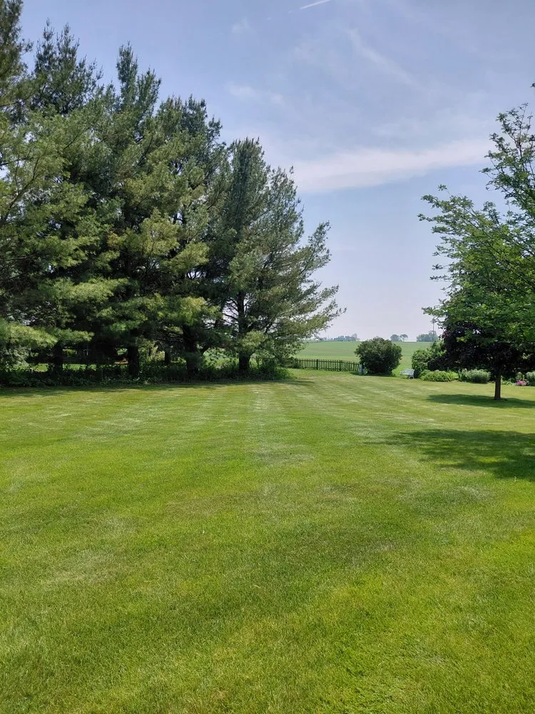 Expert garden landscaping in Rockford, IL by Precision Lawn Care