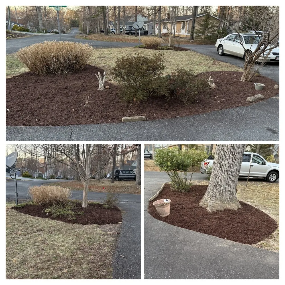 Expert garden landscaping with custom design in Locust Grove, VA by Precision Lawn