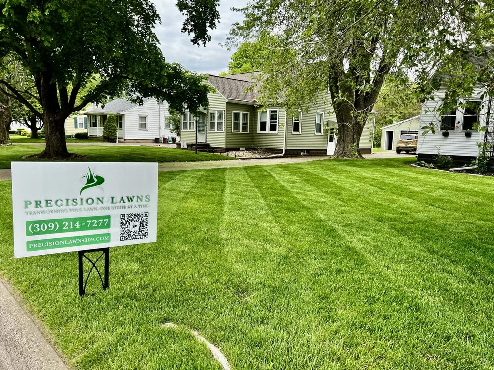 Top-rated yard maintenance in Canton, IL by Precision Lawns