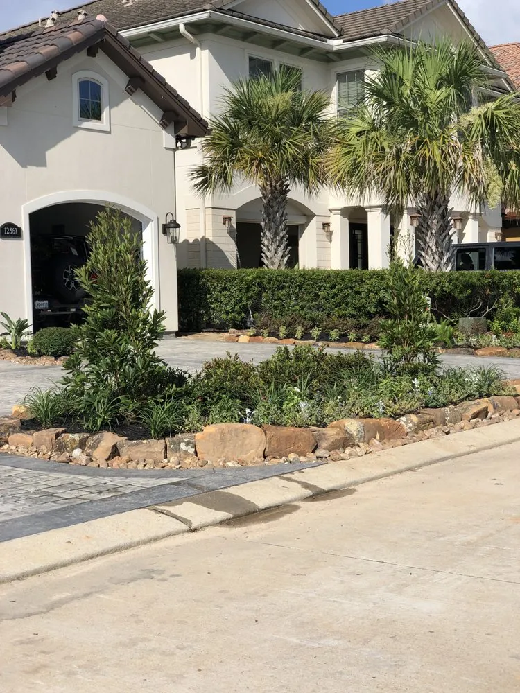 Trusted garden landscaping for beautiful yards across Houston, TX - Precision Outdoor